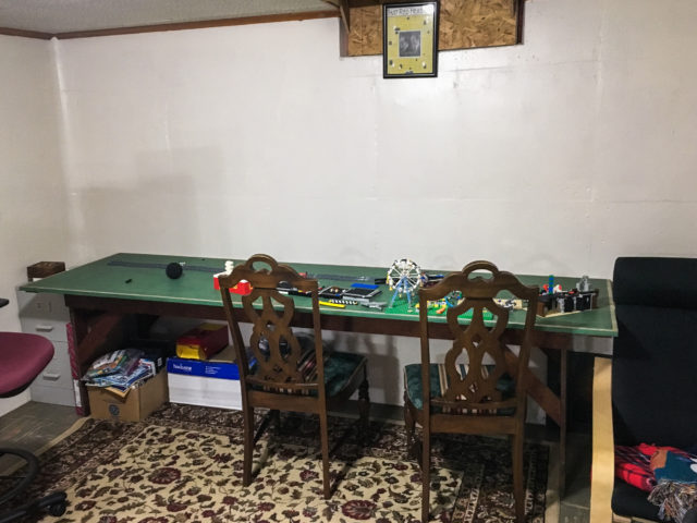 My office, stripped of lego