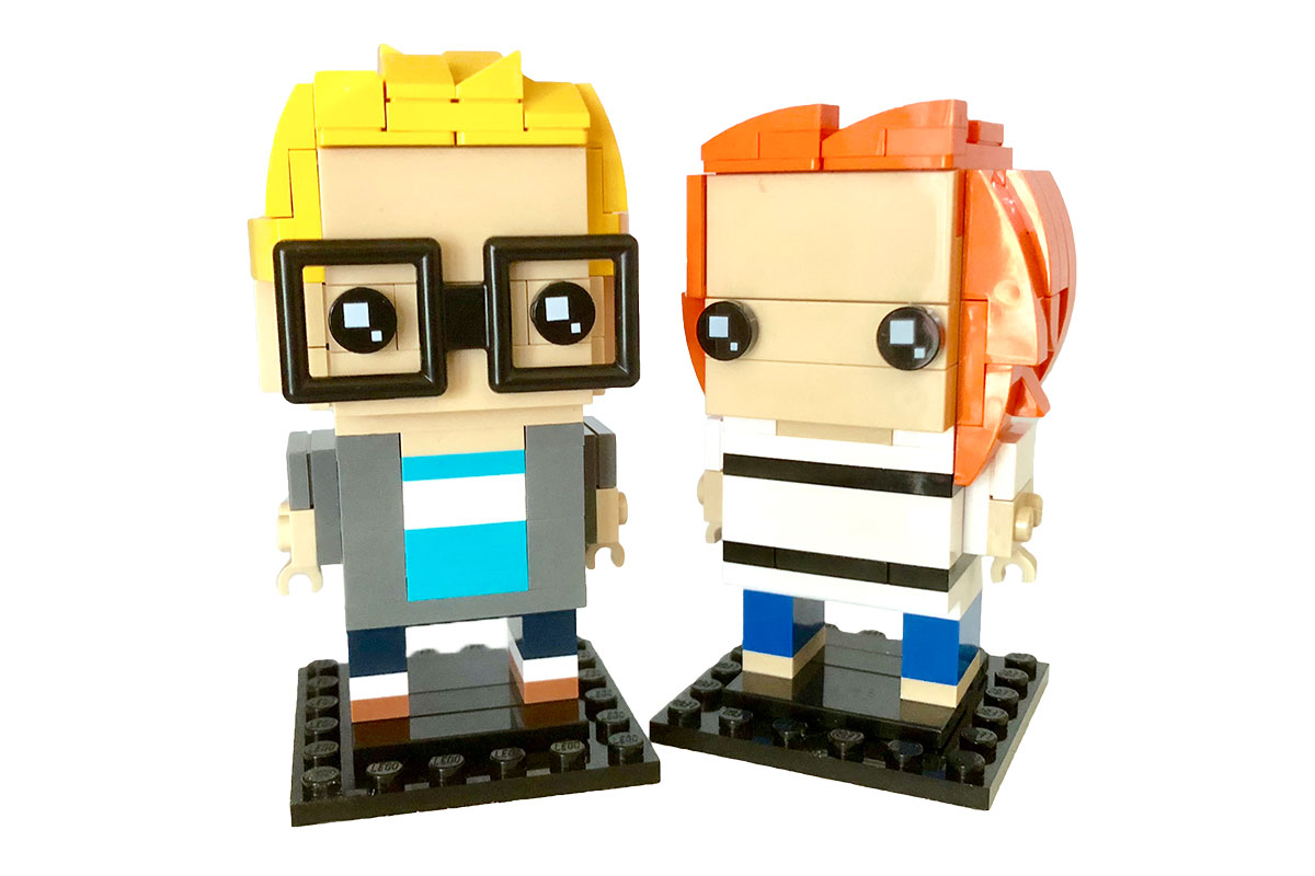 Custom Lego Brickheadz models